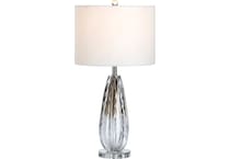 cres white table lamp   