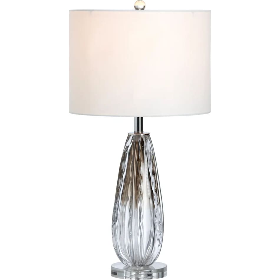 cres white table lamp   