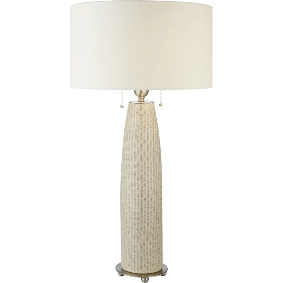 crestview collection beige table lamp   