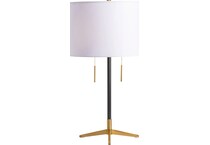 crestview collection black table lamp   