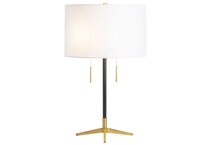 crestview collection black table lamp   