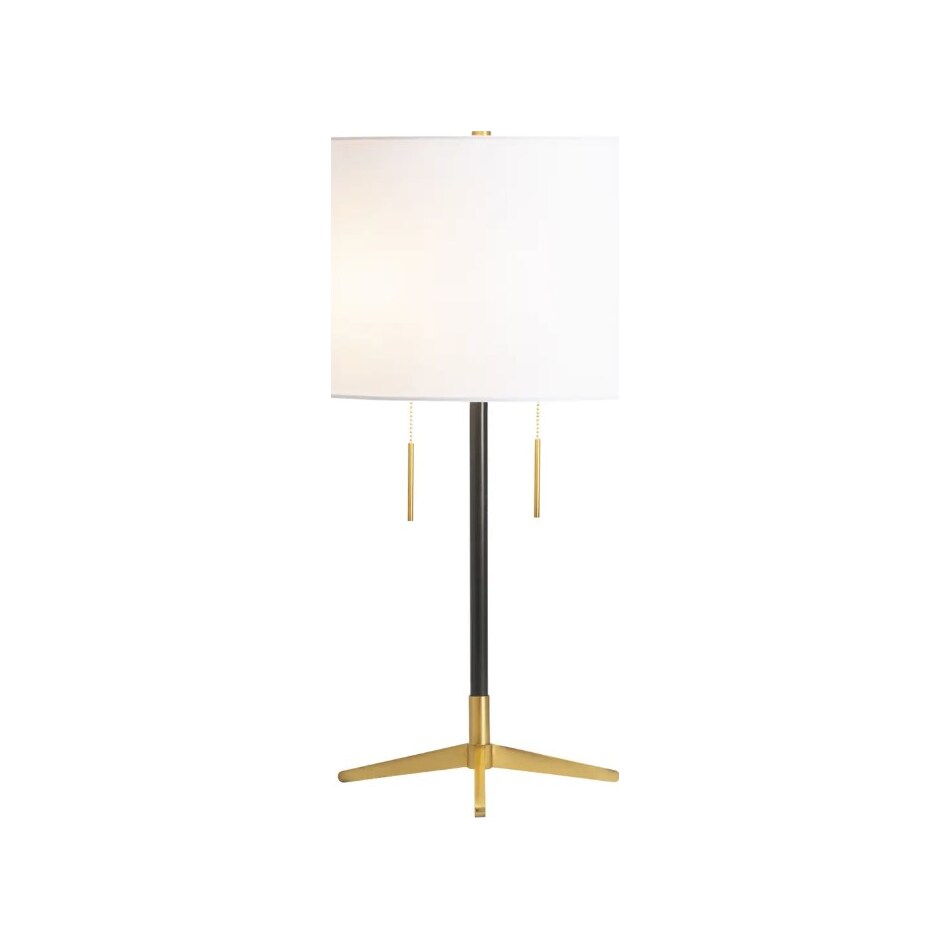 crestview collection black table lamp   