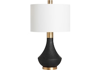 crestview collection black table lamp   