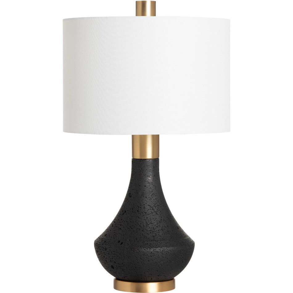 crestview collection black table lamp   