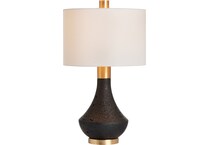 crestview collection black table lamp   
