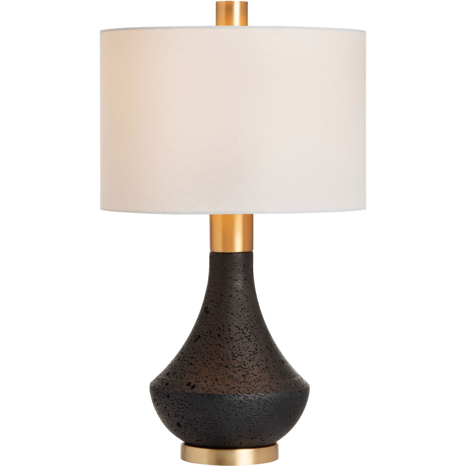 crestview collection black table lamp   