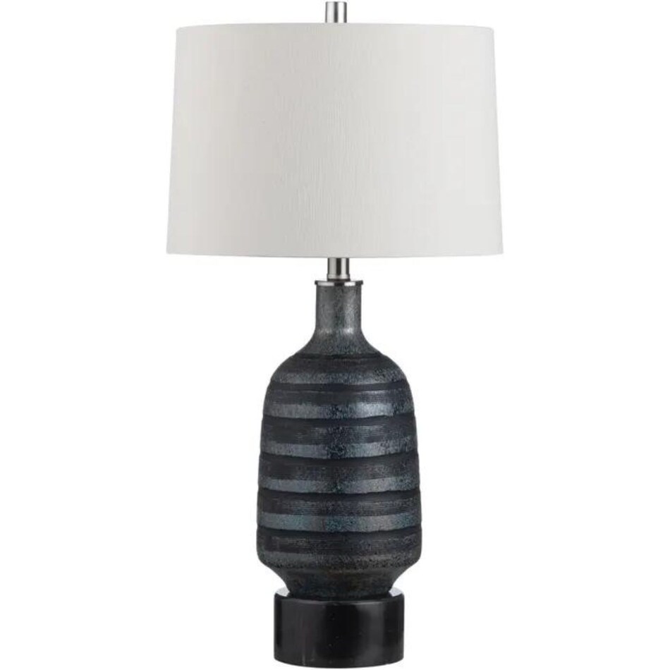crestview collection black table lamp   