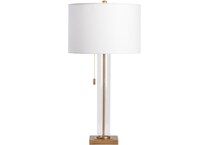 crestview collection brass table lamp   