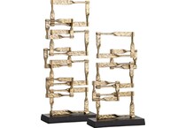 crestview collection gold misc tabletop set  