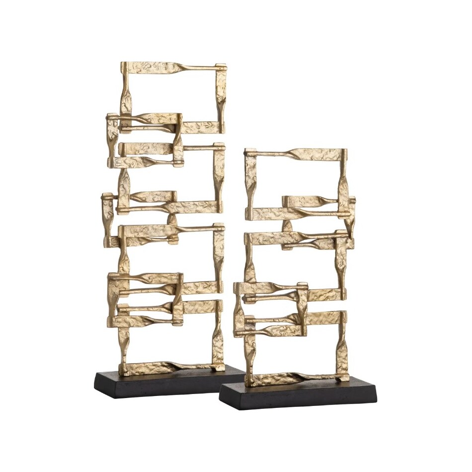 crestview collection gold misc tabletop set  