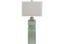 crestview collection green table lamp   