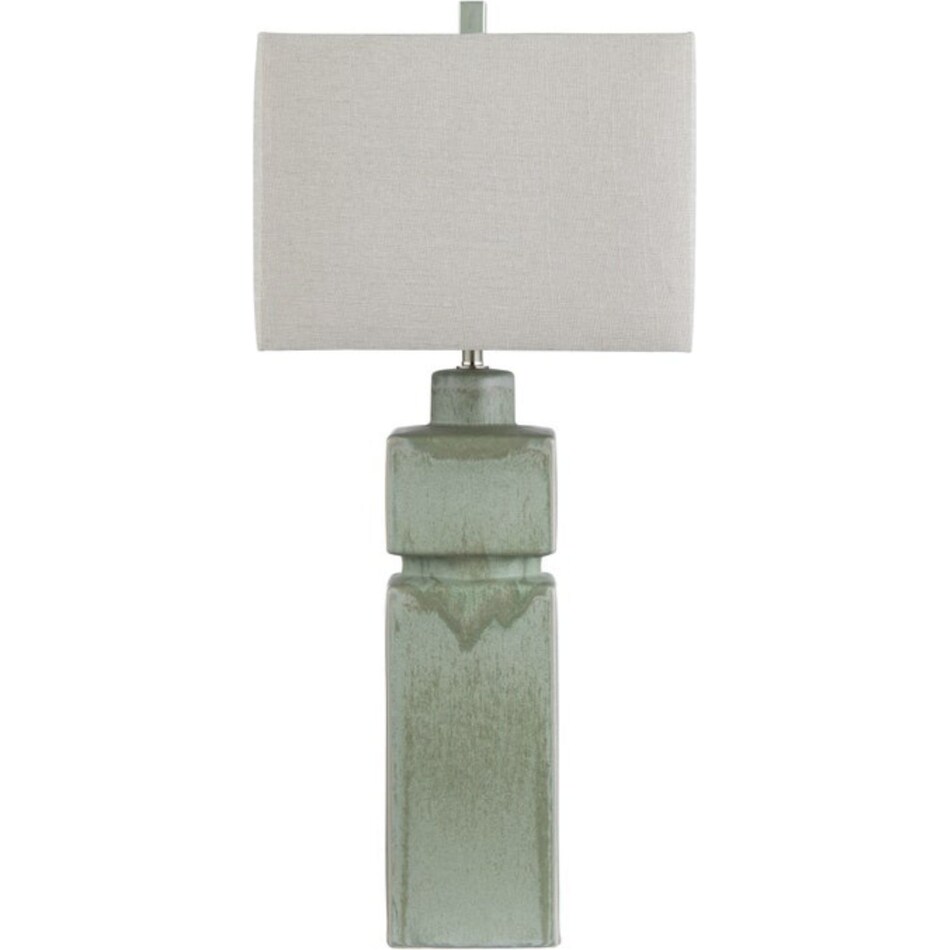 crestview collection green table lamp   