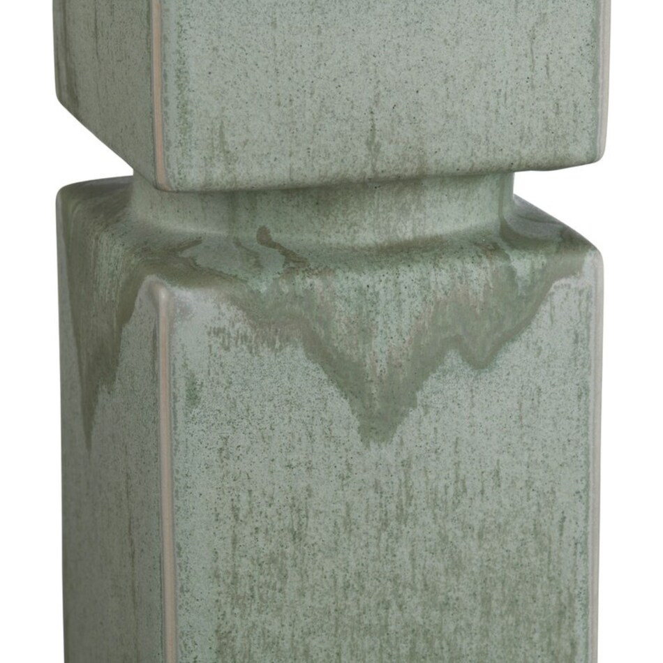 crestview collection green table lamp   