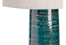 crestview collection green table lamp   