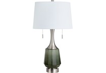 crestview collection green table lamp   