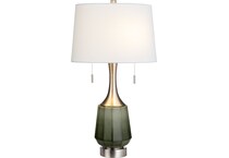 crestview collection green table lamp   