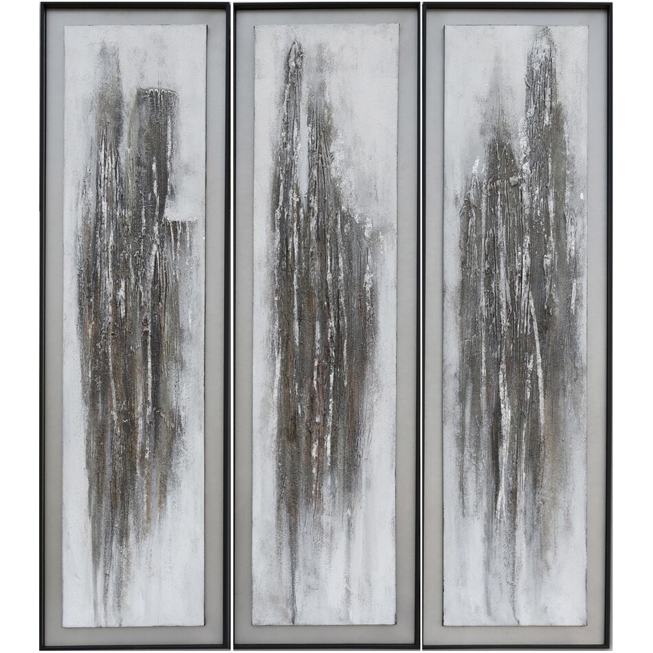 crestview collection grey paintings set  