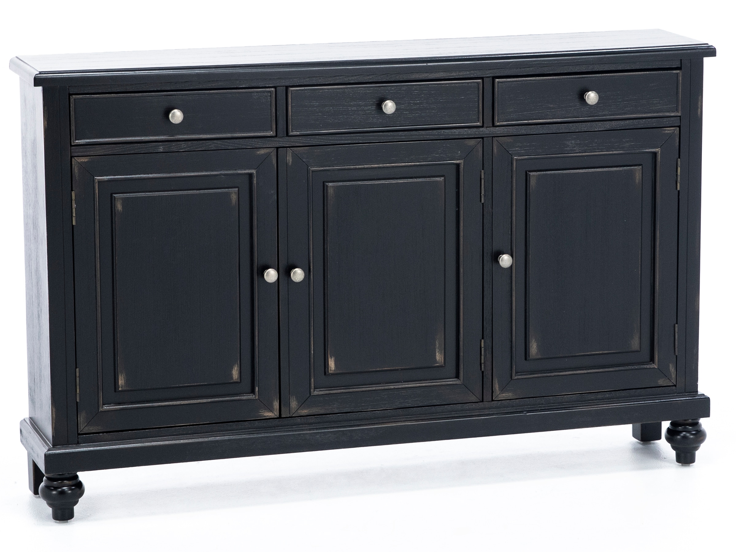 harwick black credenza