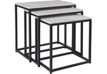 ctoc black end table gabby  