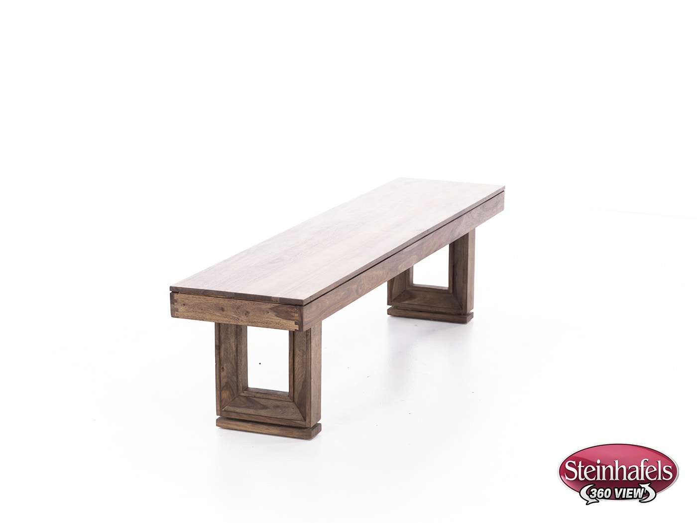 ctoc brown inch standard seat height bench  image   