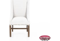 ctoc brown inch standard seat height side chair  image   