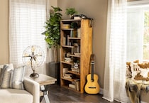 ctoc brown bookcase etergere lifestyle image   