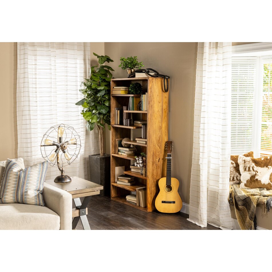 ctoc brown bookcase etergere lifestyle image   