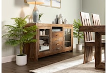 ctoc brown buffet server sideboard lifestyle image   