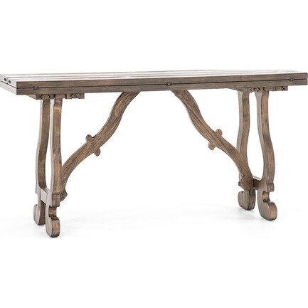 Orchard Brown Fold Out Console Table