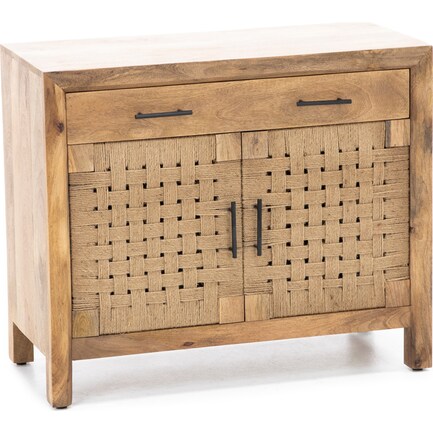 Natural Woven Cabinet