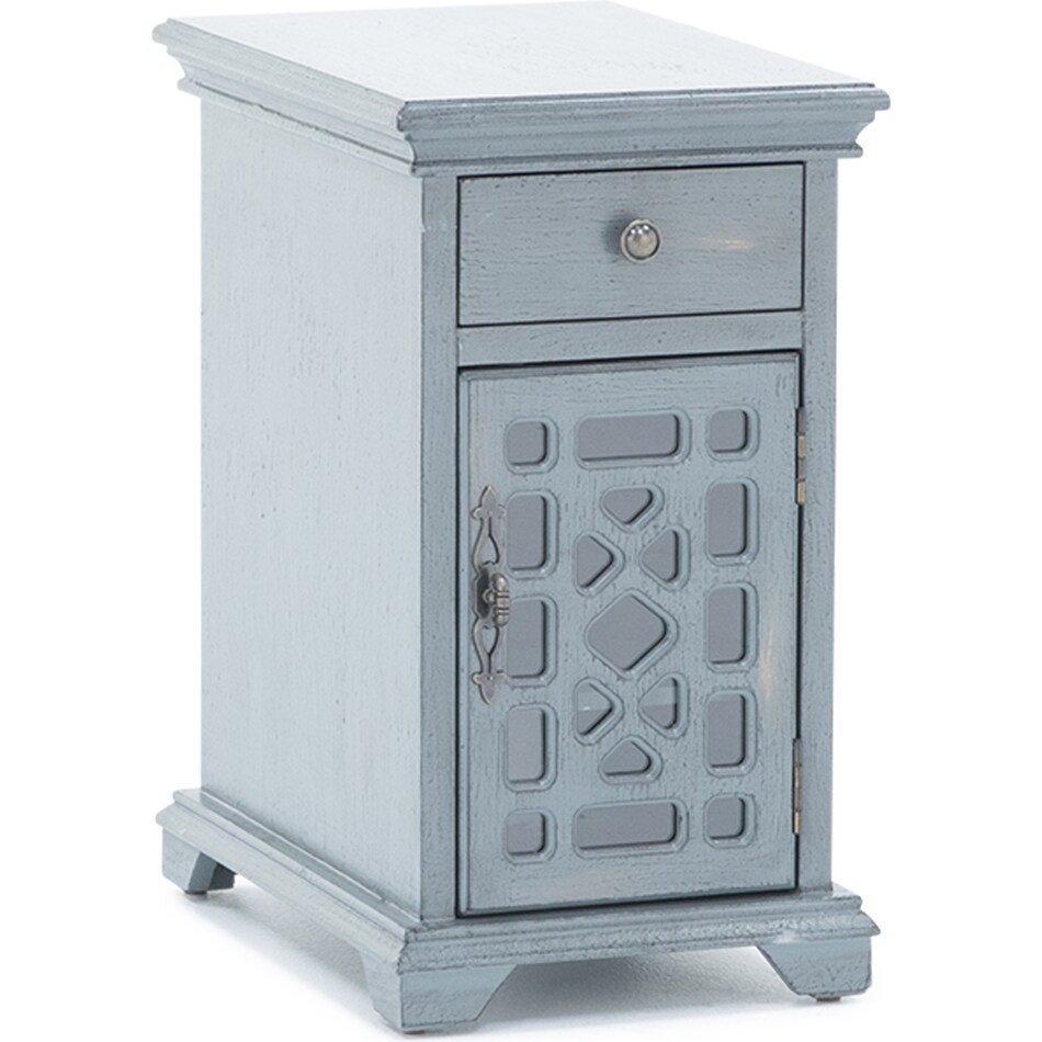 ctoc grey chairside table   