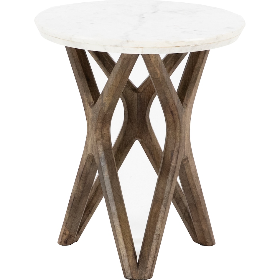 ctoc natural chairside table chair  