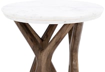 ctoc natural chairside table chair  