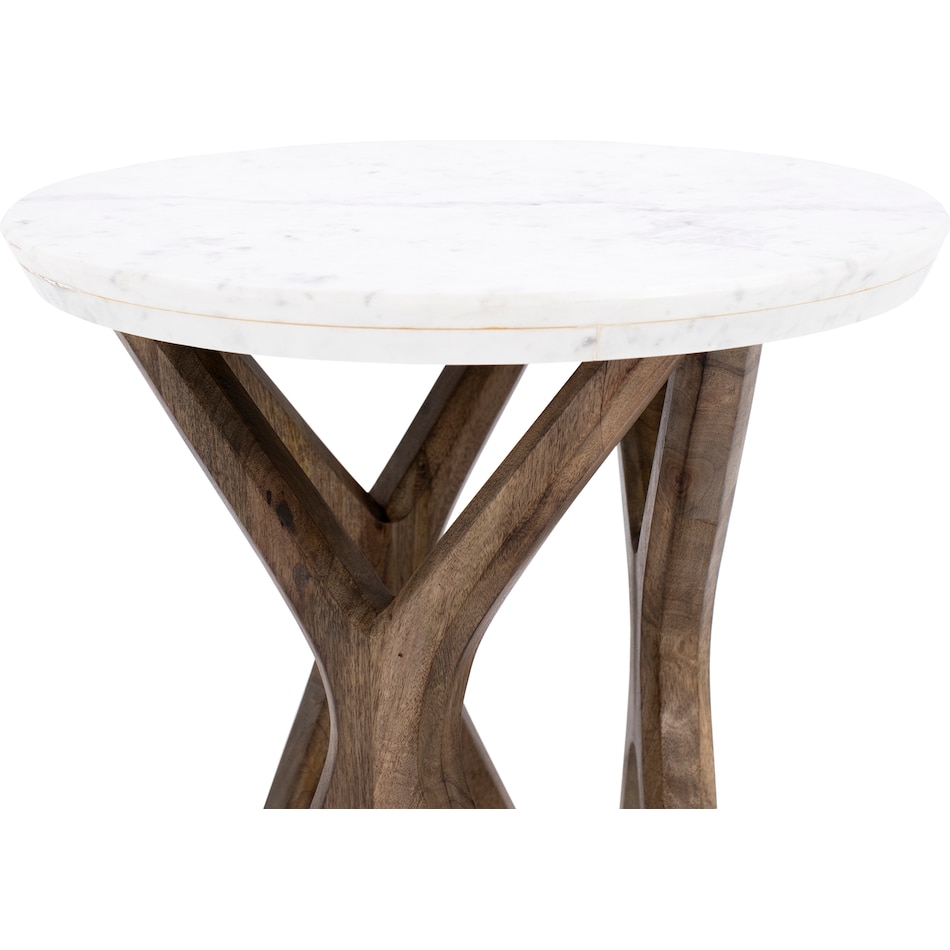 ctoc natural chairside table chair  