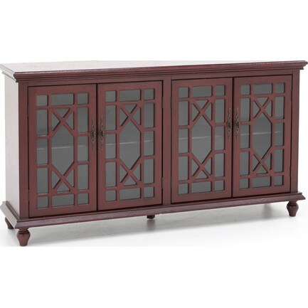 Bayberry Collection Red Credenza