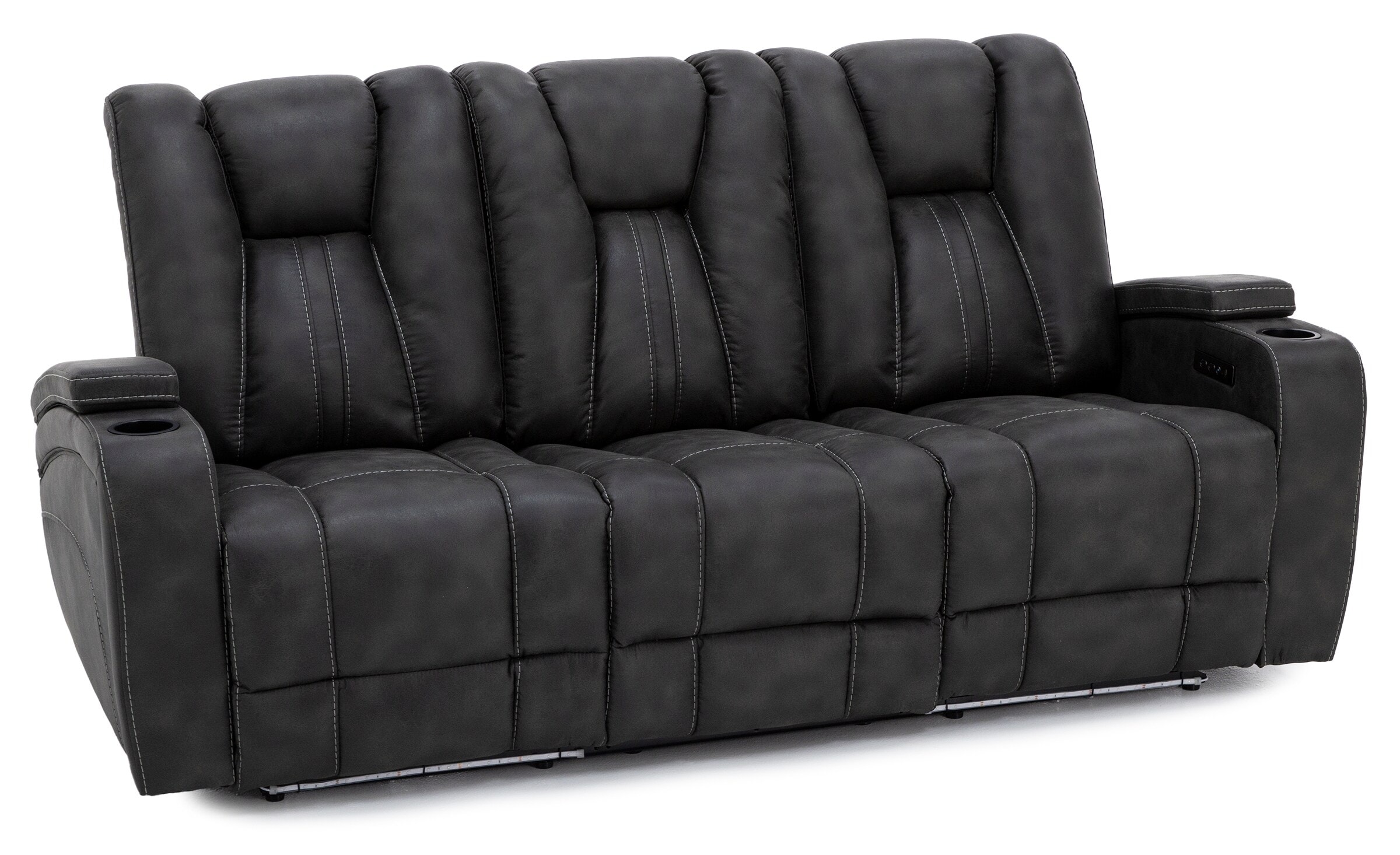 Dakota Power Headrest Zero Gravity Reclining Sofa With Drop Down