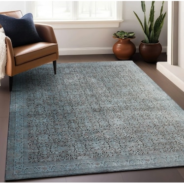 Vizcia Blue Area Rug