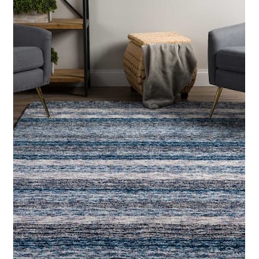 Joplin Indigo Area Rug 9'W x 13'L
