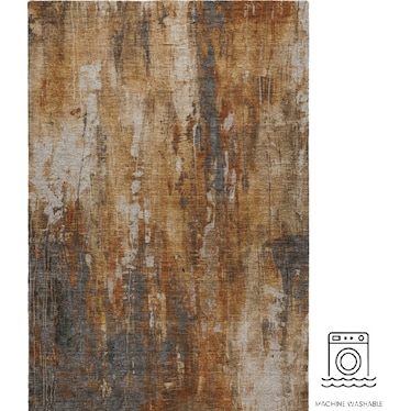 Kochi Rust Machine Washable Area Rug