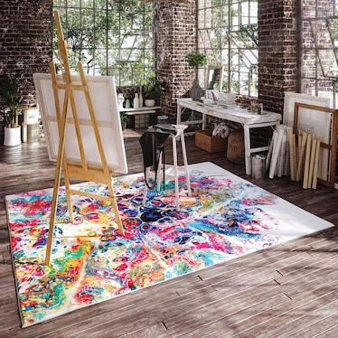 Kikiamo Carnival Area Rug 5'1"W x 7'6"L