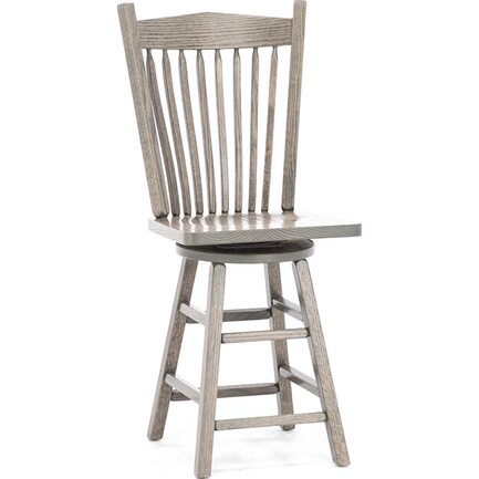 Western Mission Swivel Counter Stool