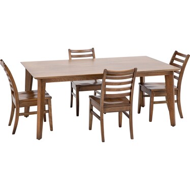 Daniel's Amish Mid Century 72" Dining Table