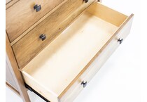 daniels amish collection brown drawer   