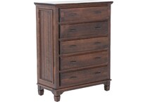 daniels amish collection brown drawer   