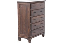 daniels amish collection brown drawer   