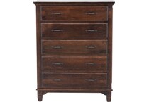 daniels amish collection brown drawer   