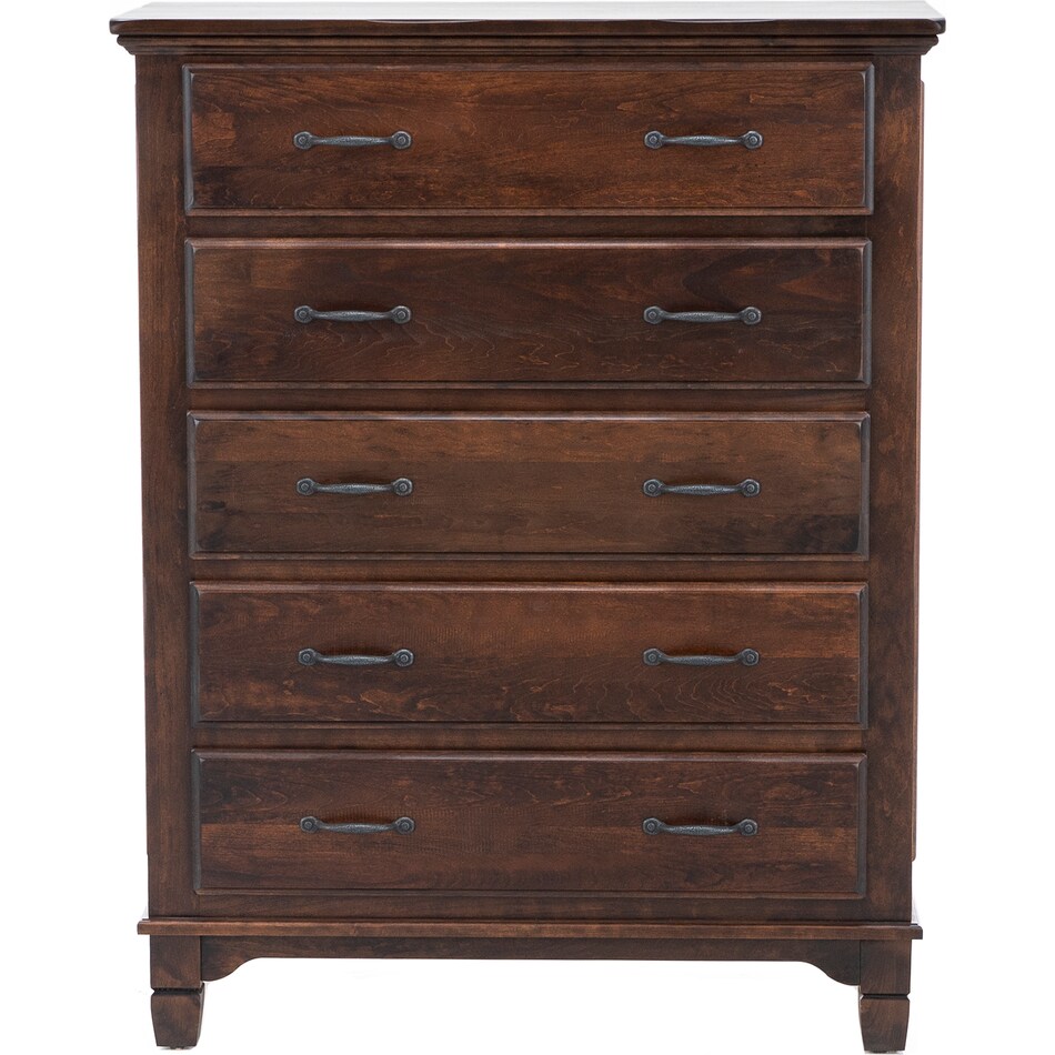 daniels amish collection brown drawer   