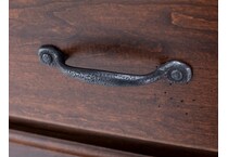 daniels amish collection brown drawer   