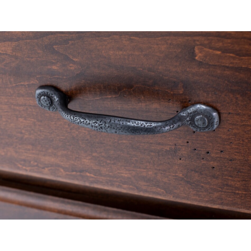 daniels amish collection brown drawer   