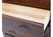 daniels amish collection brown drawer   